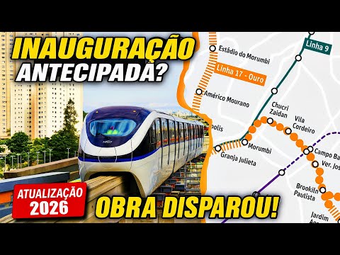 🔥🚝 NO ONE expected this on Line 17-Gold… Campo Belo is ready!