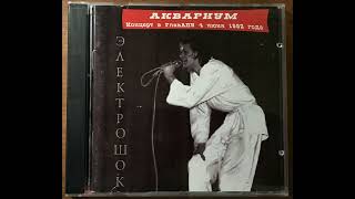 Аквариум Пепел и Сегодня Ночью Кто-то Электрошок 1982 Russian post punk Русский шумный пост-панк