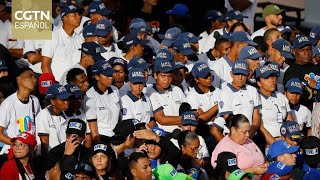 Estudiantes y organizaciones marchan por la paz de Venezuela y contra las agresiones de EE. UU.