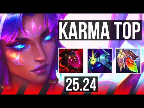 KARMA vs VOLIBEAR (TOP) | Grasp Of The Undying, 28K damage | KR Master | 25.24