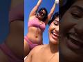 Raja Kumari Vibes In Beach Bikini Big Navel Deep