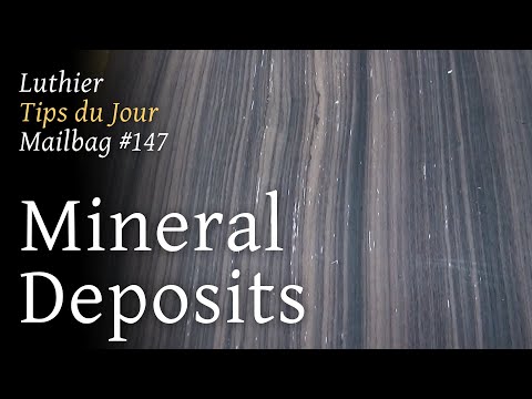 Luthier tips du jour mailbag 147 - Mineral deposits in wood