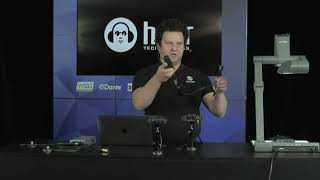 Video thumbnail for Dante for home studio, recording studio (featuring Switch Back M8RX) by Hear Technologies