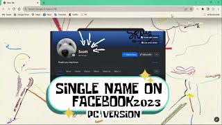 Single Name on Facebook 2023 | PC Version