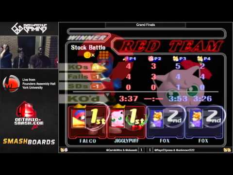 EMG Weon X & EMG idea vs LP RaynEX & Ryan Ford   Smash@York   Melee Doubles Grand Finals