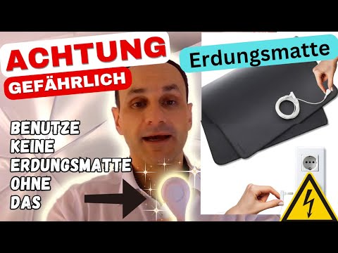 Achtung lebensgefährlich: Benutze keine Erdungsmatte ohne DAS!
