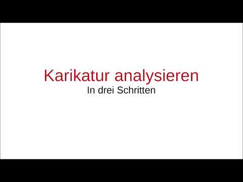 Analyze a caricature in 3 steps!