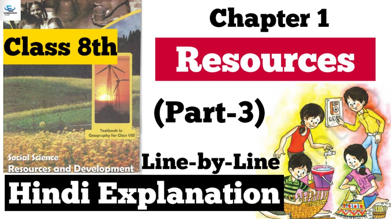 Conserving Resources | Class 8 | Geography | Ch~1 | Resources | Educational Hix