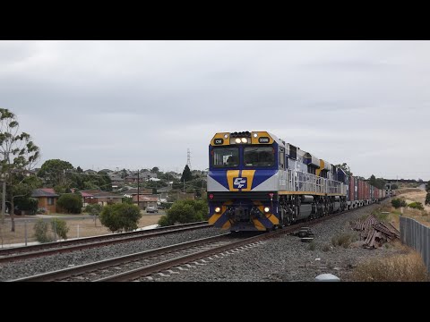 Up SCT-CNT'S Goods Train With Loco CM3306+CM3307