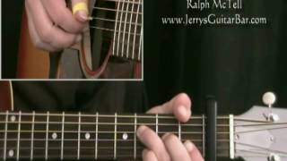 How To Play Ralph McTell Silver Birch and Weeping Willow (intro only)
