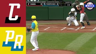 Canada vs Puerto Rico  LLWS Elimination Game  2024 LLWS Highlights