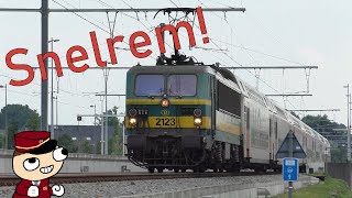 HLE 2123 maakt SNELREMMING! | NMBS / SNCB