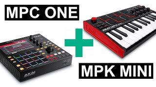 MPK MINI MK3 With MPC ONE - How To Play Drum Pads Separate From Keyboard