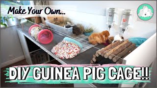 How To Build Your Own IKEA Style DIY Guinea Pig Cage!