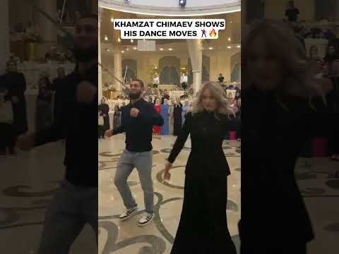 Khamzat Chimaev Shows His Dance Moves 🕺🔥 #UFC #MMA #khamzatchimaev