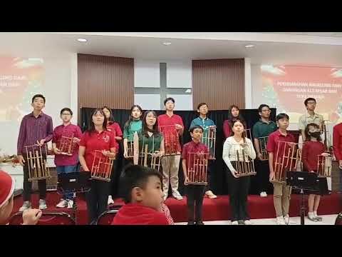 Angklung Sekolah Minggu GKY Lampung Perayaan Natal Sekolah minggu 2025 "KPPK 95 Medley KPPK 106"