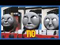 Gordon, James, & Henry when they are told to fetch their own trains