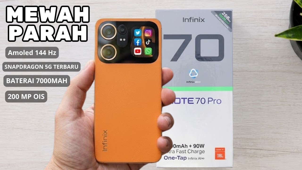 GEBRAKANNYA NGERI BANGET‼️INFINIX NOTE 70 PRO 5G BAWA INOVASI YANG GAK MAIN2