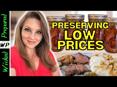 Pressure Canning Mississippi Pot Roast | Saving money and filling our prepper pantry!