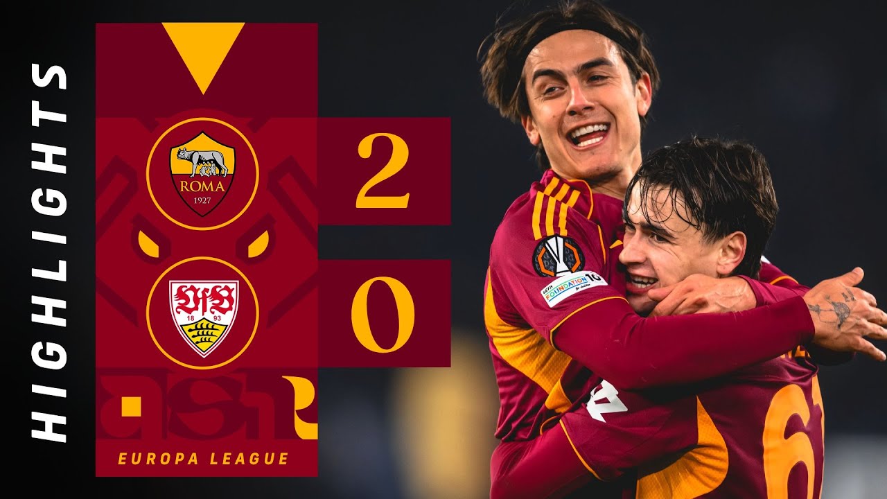 Roma vs VfB Stuttgart Highlights