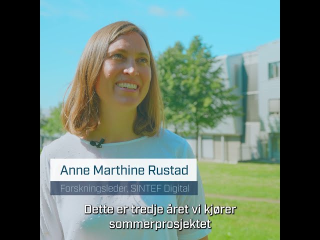 Sommerstudent-programmet i SINTEF 2021. Video: Magnus Biringvad/SINTEF.