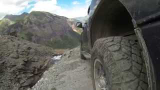 preview picture of video 'Black Bear Pass at The Steps overlooking Ouray in 200 Series Land Cruiser'