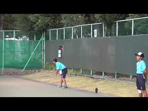 2014年IH テニス 女子 シングルス 4回戦 小堀桃子（大成）×清水映里（山村学園）