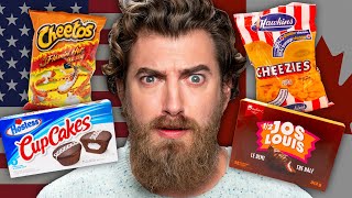 Download the video "American vs. Canadian Snacks Taste Test"