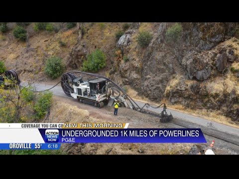 Pacific Gas & Electric achieves milestone of undergrounding 1,000 miles of powerlines in California