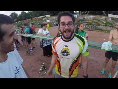 Beer mile after Vitosha 100 - last beer + last lap