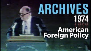 American foreign policy as a dimension of the American Revolution (1974) | ARCHIVES