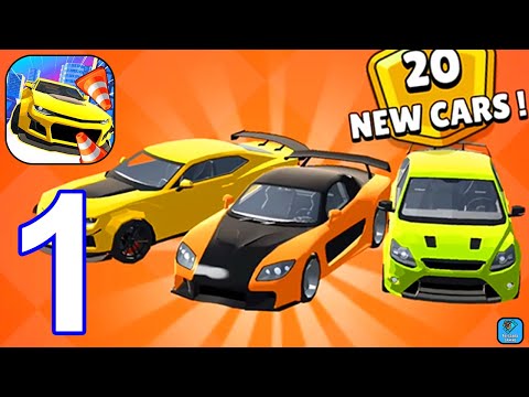 Level Up Cars - Gameplay Walkthrough Part 1 Levels 1-15 (iOS, Android Gameplay)