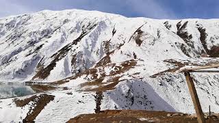 preview picture of video '#Snowfall #saif ul maloak lake. Last look of 01.11.2018'