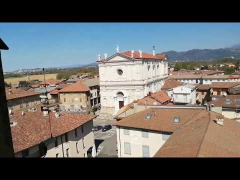 Chignolo d'Isola dall'alto: auguri di Buona Pasqua!