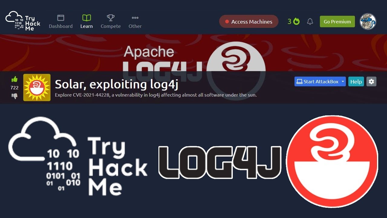 Exploiting Log4j Vulnerability (CVE-2021-44228) - TryHackMe 