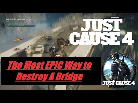 Epic & Suspenseful Bridge Collapse - JUST CAUSE 4