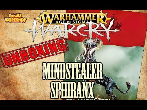 Age of Sigmar - Warcry - Mindstealer Sphiranx  - Unboxing
