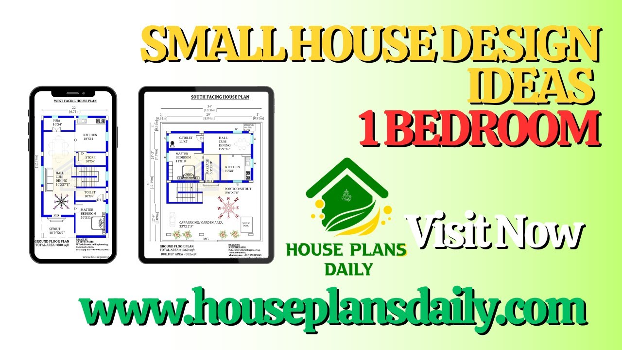 Small House Design Ideas 1 Bedroom | House Plans Daily