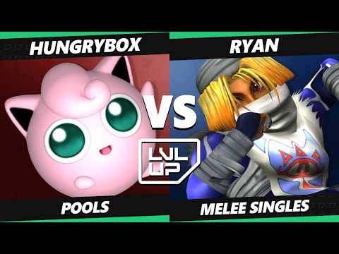 LVL UP EXPO 2023 - Hungrybox (Jigglypuff) Vs. Ryan (Sheik) SSBM Melee Tournament