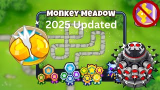 🔥 Monkey Meadow | Half Cash Guide | No Monkey Knowledge | BTD6 (2025 Updated) 💰🎯