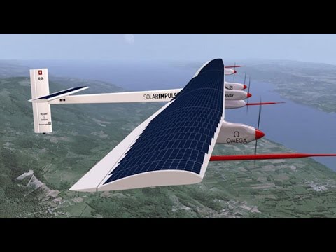 Solarne lietadlo video