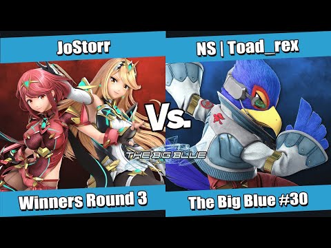 The Big Blue #30 Winners Round 3 - JoStorr (Aegis) vs NS | Toad_rex (Falco)