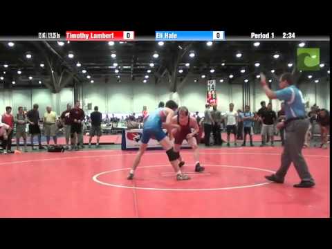 Men 55 KG / 121.25 lbs - Timothy Lambert vs. Eli Hale