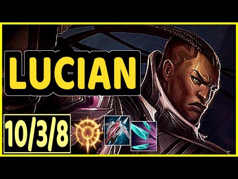 LUCIAN VS XAYAH - 10/3/8 KDA ADC GAMEPLAY CHALLENGER I