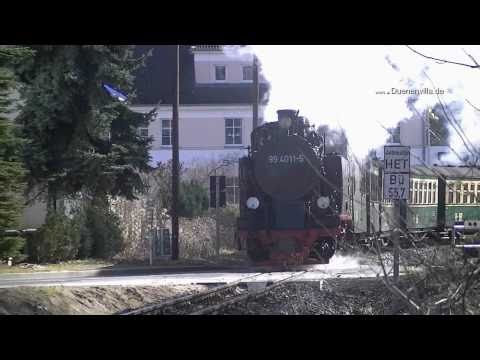 Insel Rügen Rasender Roland 3 Dampfloks auf einen Streich