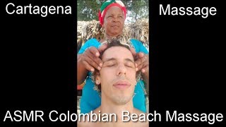 Download lagu ASMR Colombian Beach Massage with ocean sound... mp3