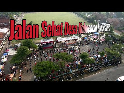 JALAN SEHAT MEMPERINGATI HUT RI KE 80 DESA KEBOCORAN
