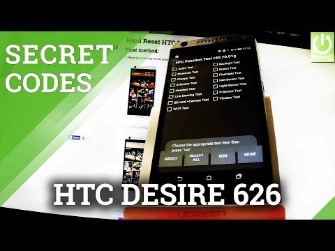 HTC Desire 626 SECRET CODES / HIDDEN MENU / HTC TRICKS