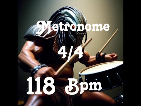 metronome 118 bpm