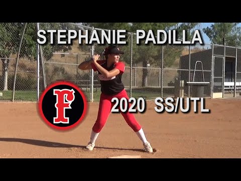2020 Stephanie Padilla Shortstop and Utility Softball Skills Video